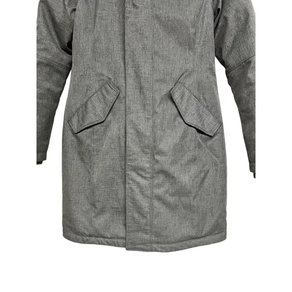 Aritza Babaton Oskar Parka Jacket Faux Fur Lined‎ Down Fill Charcoal Women’s XS - Image 5