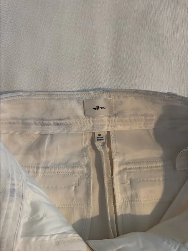 Aritzia Wilfred White Pants - Image 6