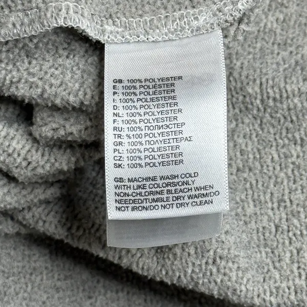 The North Face Women's L Gray Snap Neck Hooded Fleece Pullover Hoodie Gorpcore - Image 3