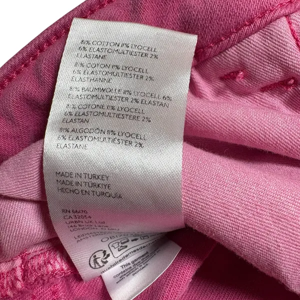 PILCRO The‎ Yaya Mid Rise Flare Jeans Pink Size 27 Stretch Pants - Image 12