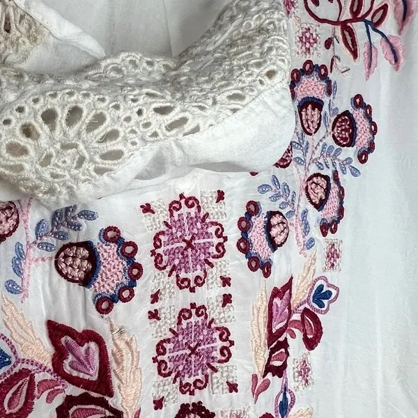 Johnny Was Silk Blend‎ Dress and Slip nwt - Image 5