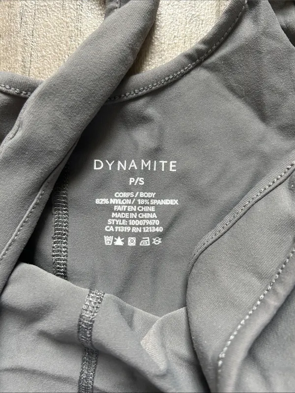 Dynamite Charcoal Sleeveless Jumpsuit - Image 2