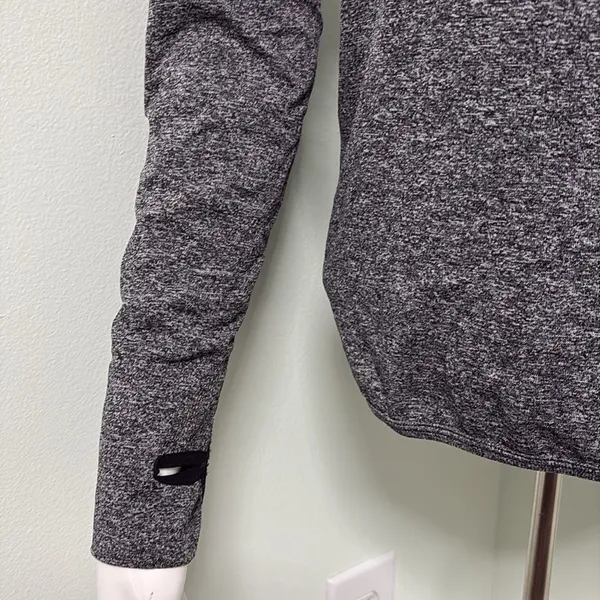 Orangetheory Fitness OTF Long Sleeve Gray Workout Tee Small - Image 2