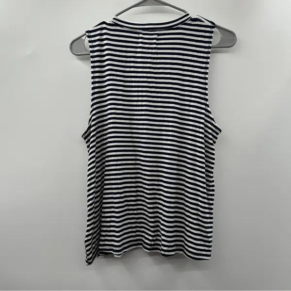 McGuire Poketo Tank Sleeveless Navy & White Striped Pullover Tank Top Size M‎ - Image 5