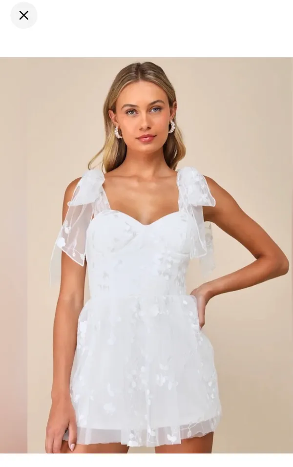 Lulus Romper White - Image 4