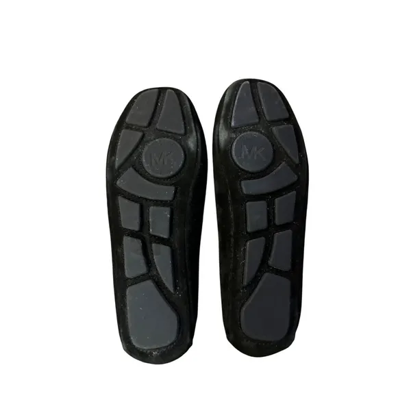 Michael Michael Kors Womens Black Suede Gloria Moc Driving Flats Size 6M Leather - Image 11