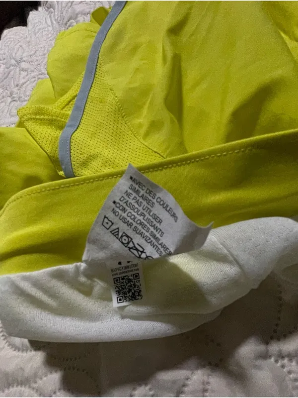 Under Armour Women's Neon Lime Training Shorts with Gray Reflective Trim‎ - Image 9