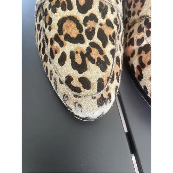 Halogen Violet Leopard Calf Hair Mules Size 8.5M - Image 14