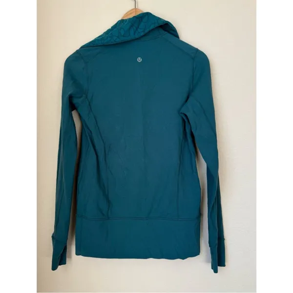 Lululemon Define Jacket Size 6 Teal Full Zip Old Style - Image 2