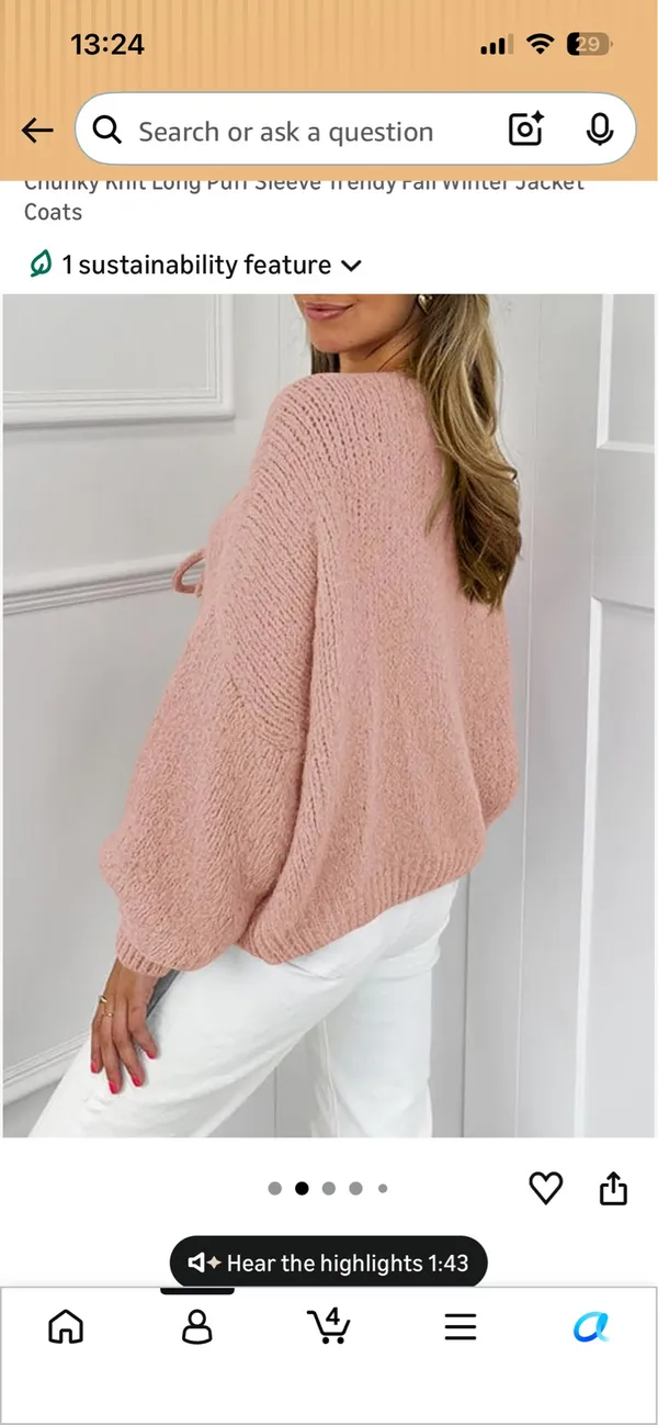 Pretty Garden Sweater - Image 2