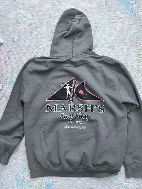 Marsh’s surf shop hoodie Gray Size M - Image 2