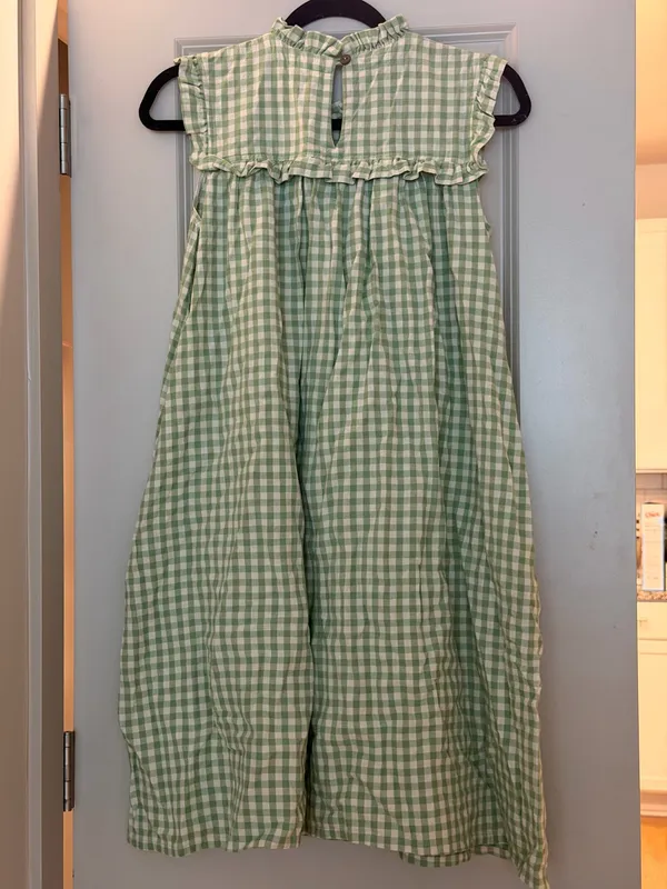 Mata trader green gingham dress - Image 2