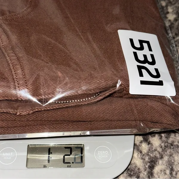 Wilfred Free Aritzia Women’s Size 4 Rust Brown High Rise Baggy Jeans - Image 10