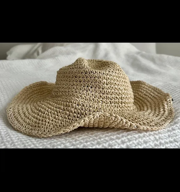 White Fox Spring Break Straw Hat - Image 2