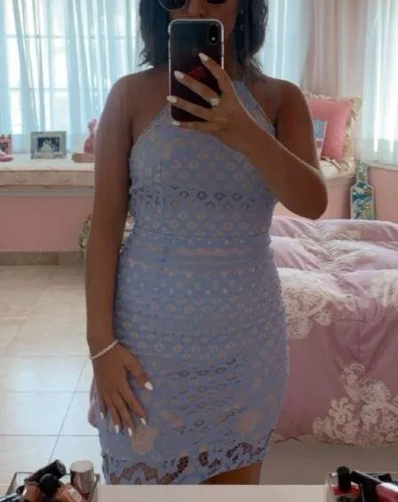 Lulus Steal A Kiss Lace Dress Small - Image 3