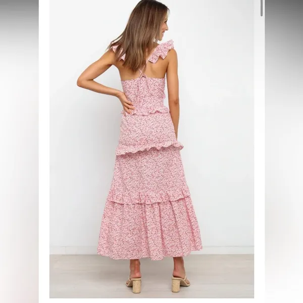 Nwot petal + pup Aspa tiered maxi floral ruffle dress spring party wedding $128 - Image 2