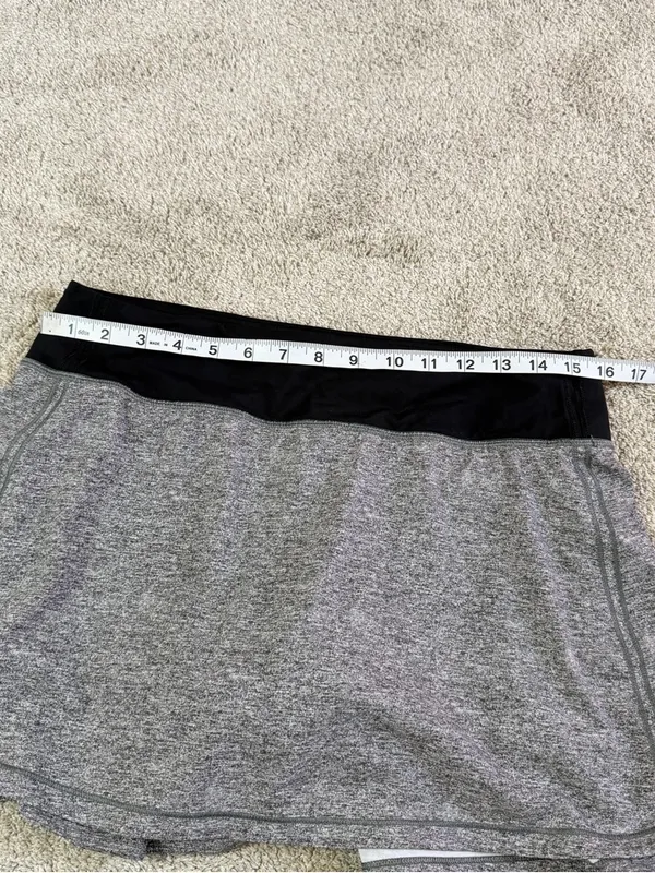 Lululemon Women’s Pace Rival Skirt No Panels 15" in Heather Lux Multi Black 8 - Image 12