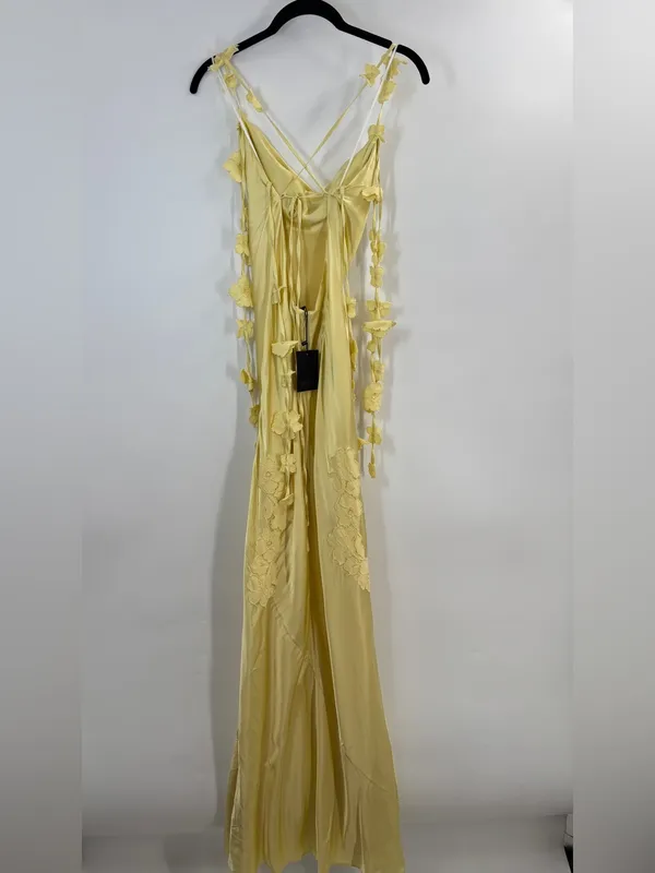NBD Inaya Gown in Butter Yellow - Image 6