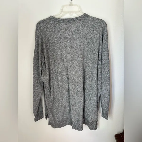 Aerie Gray Brushed Fleece Long Sleeve Top Size Smal - Image 10
