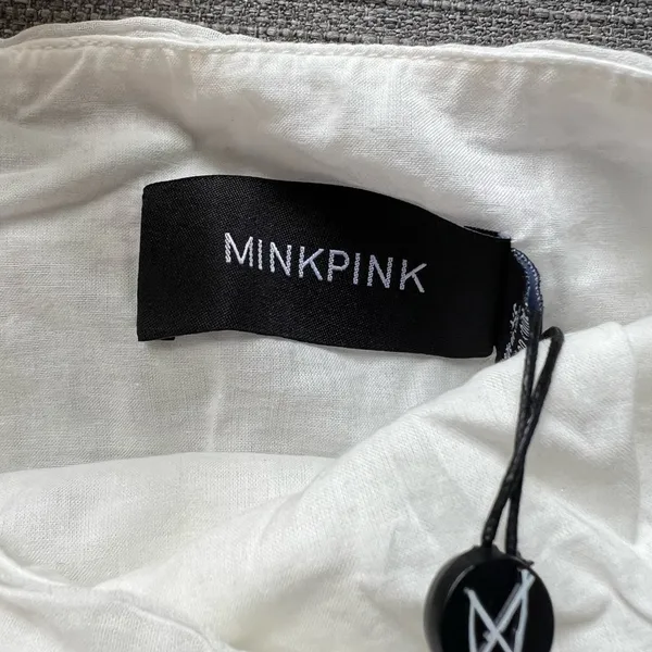 MINKPINK Mini white dress - Image 4