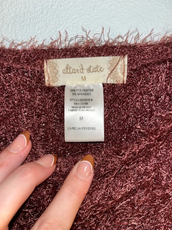 State Altar'd Sweater Cropped - Image 4