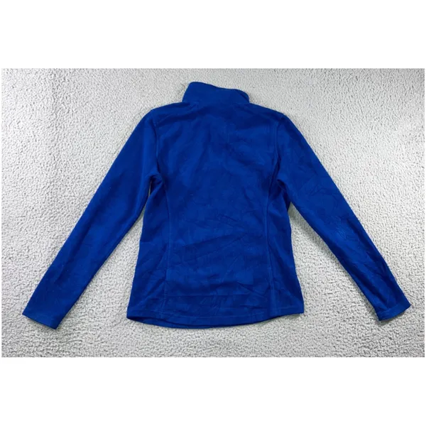 The North Face Fleece Pullover Women Small Blue Quarter Zip TKA 100 Regular‎ Fit - Image 3