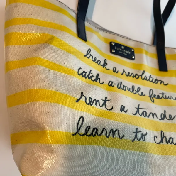 Kate Spade "Break a Resolution" tote bag NWT - Image 5
