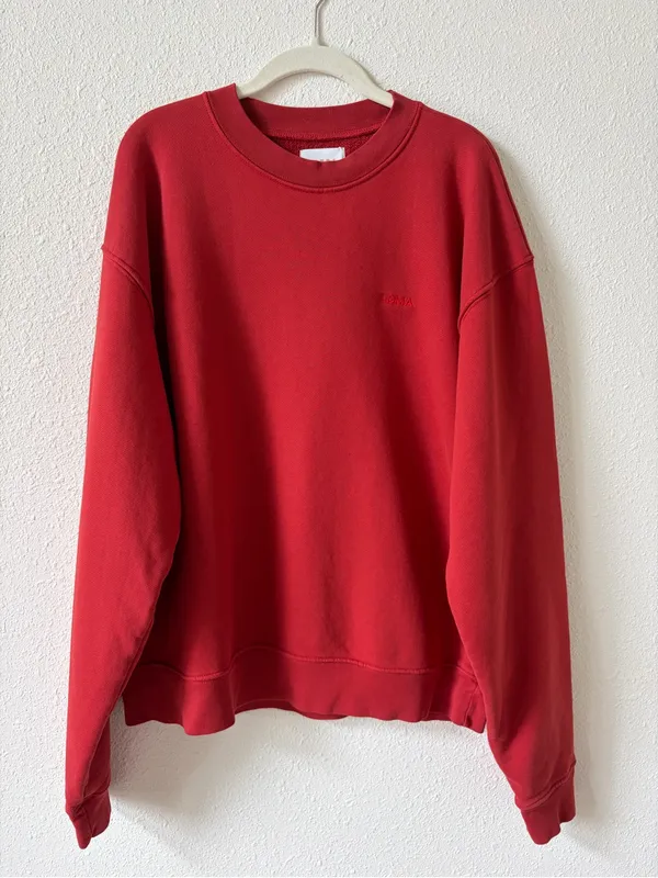 LDMA All Day Crew & All Day Straight Leg Sweats Poppy Size Medium Loungewear - Image 3