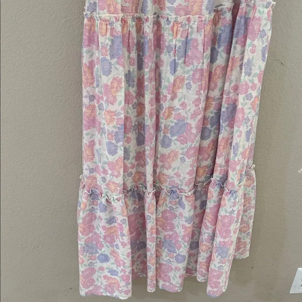 Trixxi Floral Pink and Purple Dress - Image 4