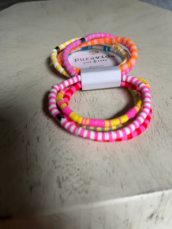 Pura Vida Vacation Vibes Stretchy Bracelet Set of 8 - Image 3