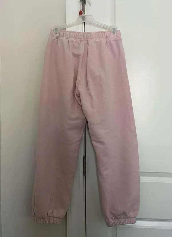Gap Teen Light Pink Sweatpants with Pockets and Cuffed Pant Legs - Image 6