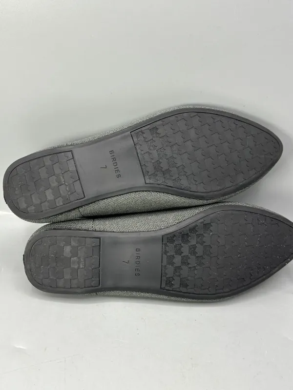 Birdies The Blackbird Flats Shoes Women 7 Gray Black Pointed Toe Slip On Comfort - Image 6