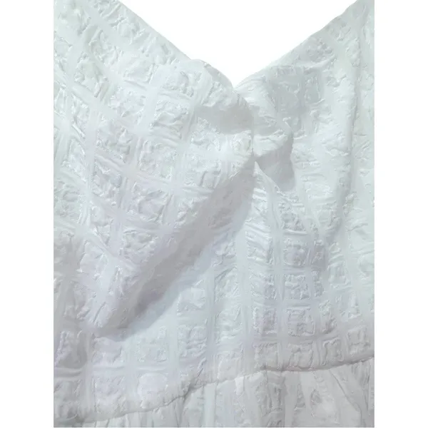 NWT Revolve‎ L'Academie The Marie White Midi Dress Pockets Bridal Size Medium - Image 6