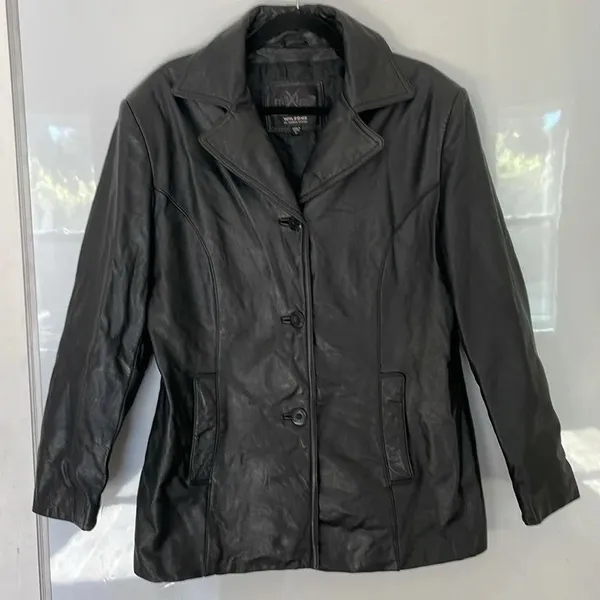 Maxima Wilsons Vintage 100% Leather Jacket Size Large - Image 14