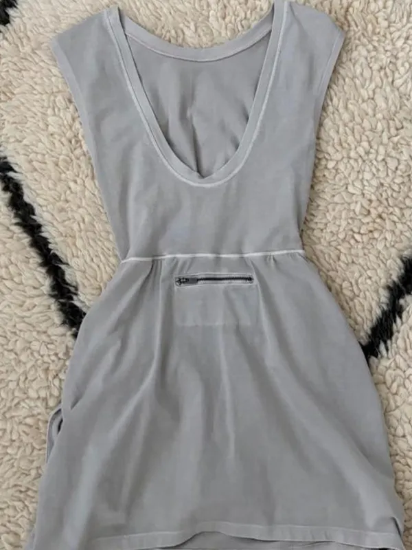 Free People Hot Shot Sarong Romper XS Tofu - Image 4
