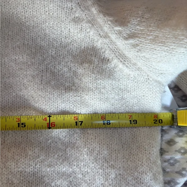 Melrose and Market‎ Cream Crew Neck Sweater with Plush Texture NWOT Size XL - Image 6