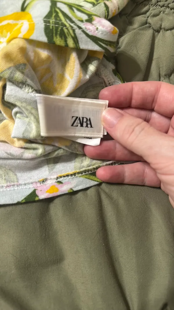 ZARA Cropped Lemon Yellow Tee - Image 6