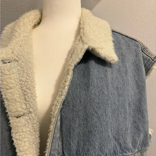 Wool Jean Vest Size XL - Image 2