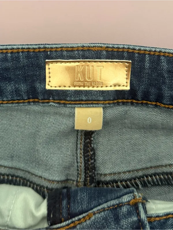 Kut From The Kloth Fab Ab Charlotte Wide Leg Jeans - Image 4