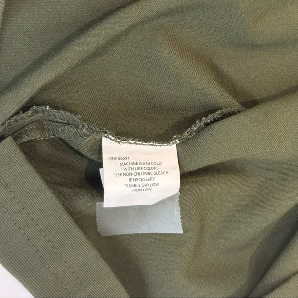 Grey’s Anatomy Active Olive Green Stretch Scrub Top Women’s Medium Workwear - Image 9