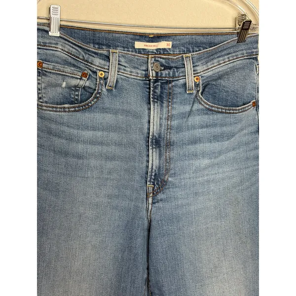 Levi’s Ribcage Bell High Rise Distressed Bell Bottom Jeans Size 30 - Image 6
