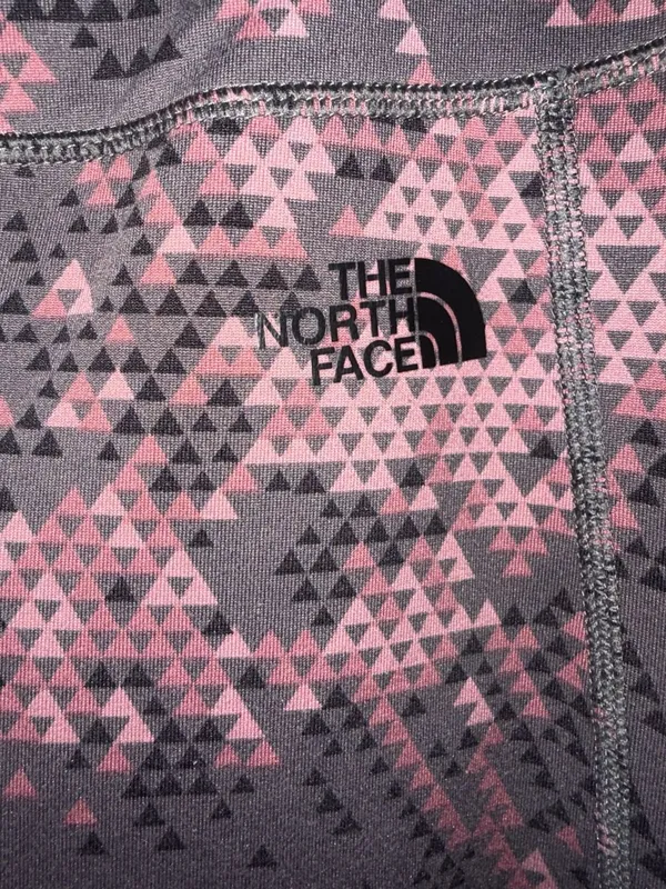 The North Face Women's Geometric Print Athletic Leggings Size Small - Image 2