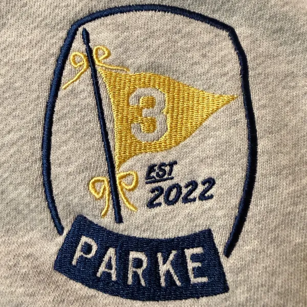 PARKE Limited Edition 3rd Birthday Sweatshirt XXL Gray‎ Oversized Mock Neck - Image 7
