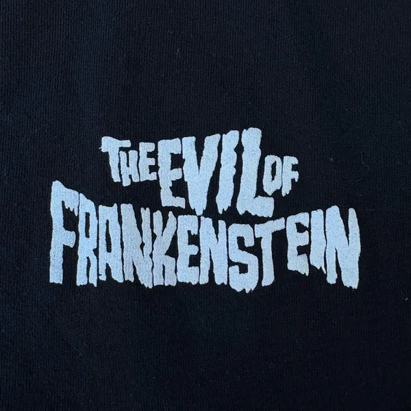 The Evil Of Frankenstein Halloween Monster Black Green Graphic Brisco T-shirt - Image 4