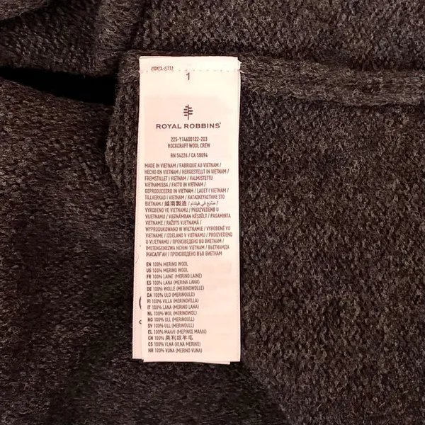 NWT!! ROYAL ROBBINS Rockcraft Merino Wool Fair Isle Crew Neck Sweater Small - Image 13