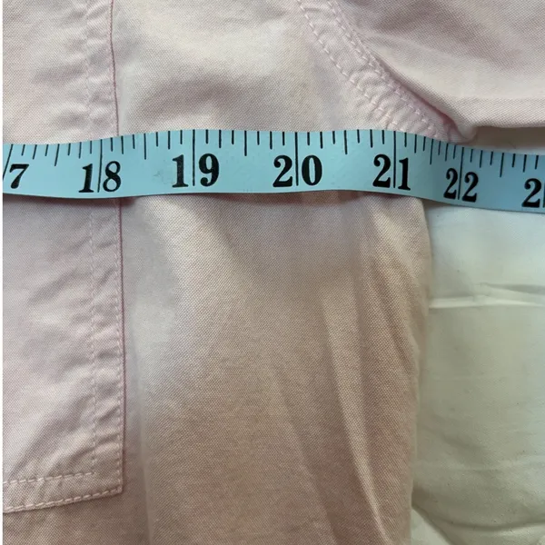Free People We The Free Prairie Mauve Pink Cotton Button Down Shirt OB2094218 M - Image 6