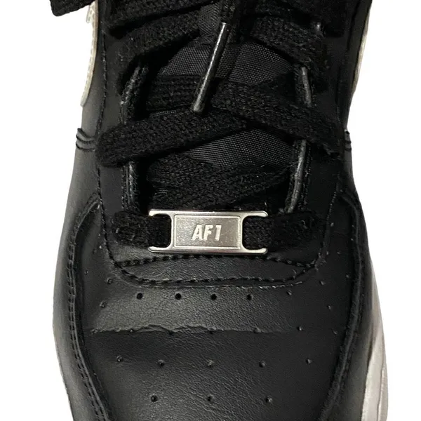 Nike Air Force 1 Black White Size 6 - Image 8