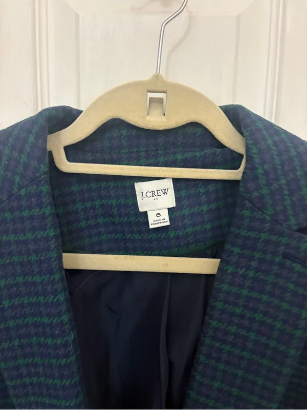J Crew Women’s Plaid Blazer - Image 4