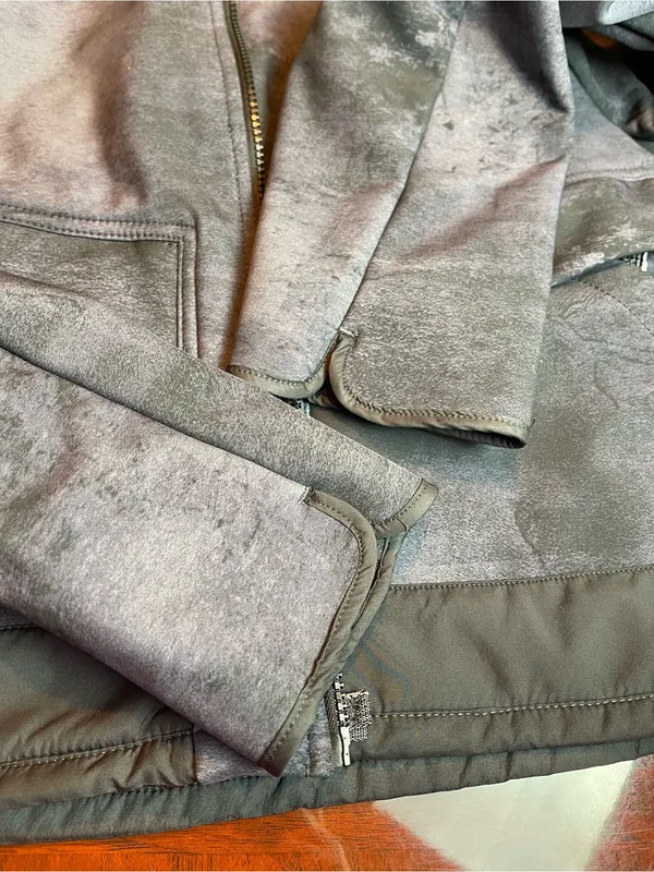 Free people Movement Canyon Crashin’ Textured Full Zip Active Jacket Sz Small - Image 14