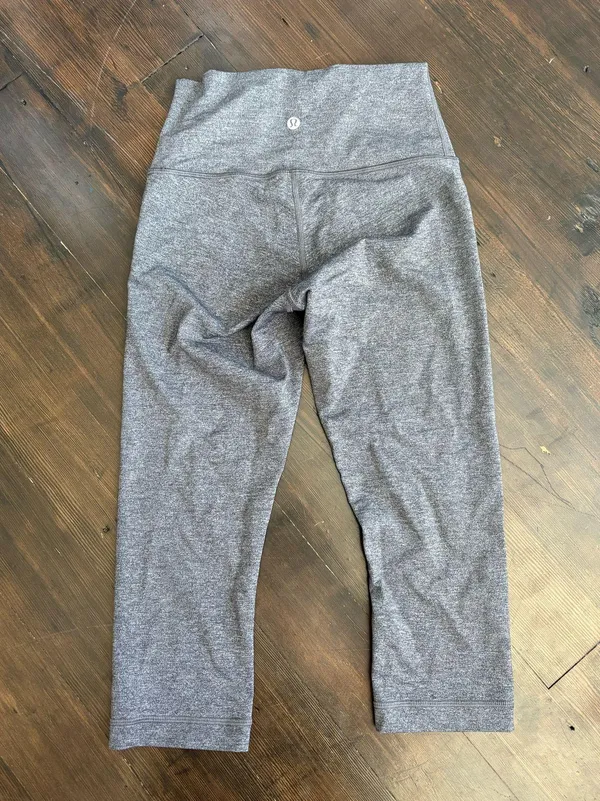 Lululemon Capri Leggings 4 Grey - Image 2